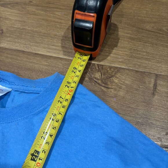 Vintage Hanes Heavyweight Blue "Elevators are for Wimps" funny Humor Shirt - Picture 4 of 6